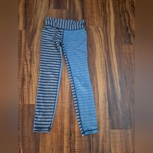 Under Armour Grey, Navy Blue, and Light Blue Stripey Pants